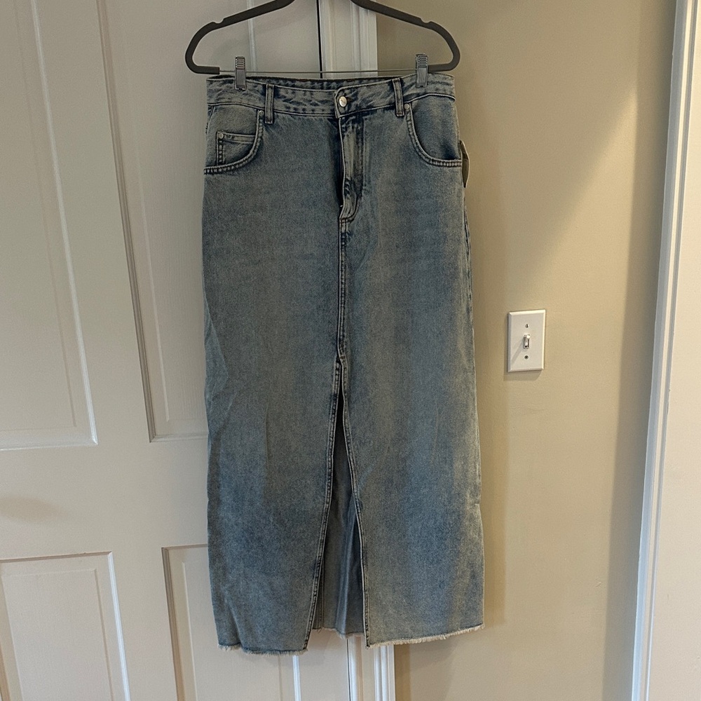 Banana Republic Blue Denim Skirt NWT